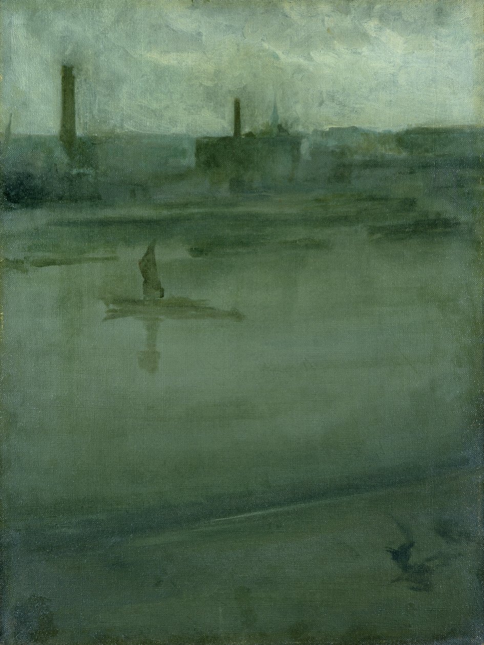 Grau und Silber: Die Themse von James Abbott McNeill Whistler