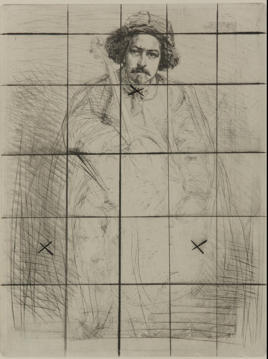 J. Becquet, Bildhauer, 1859 von James Abbott McNeill Whistler