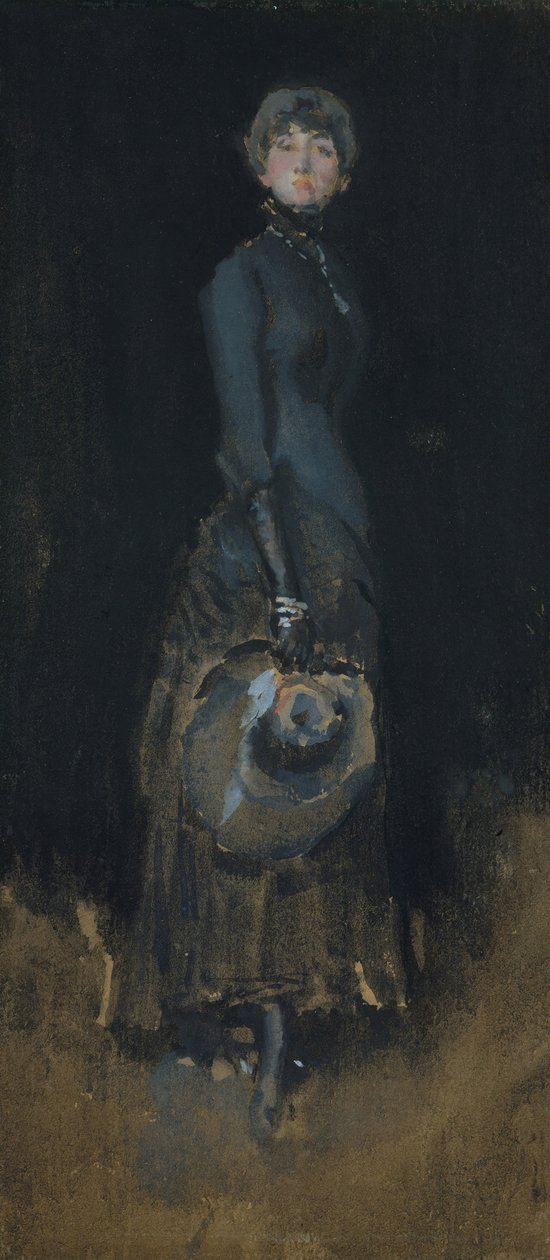 Dame in Grau, ca. 1883 von James Abbott McNeill Whistler