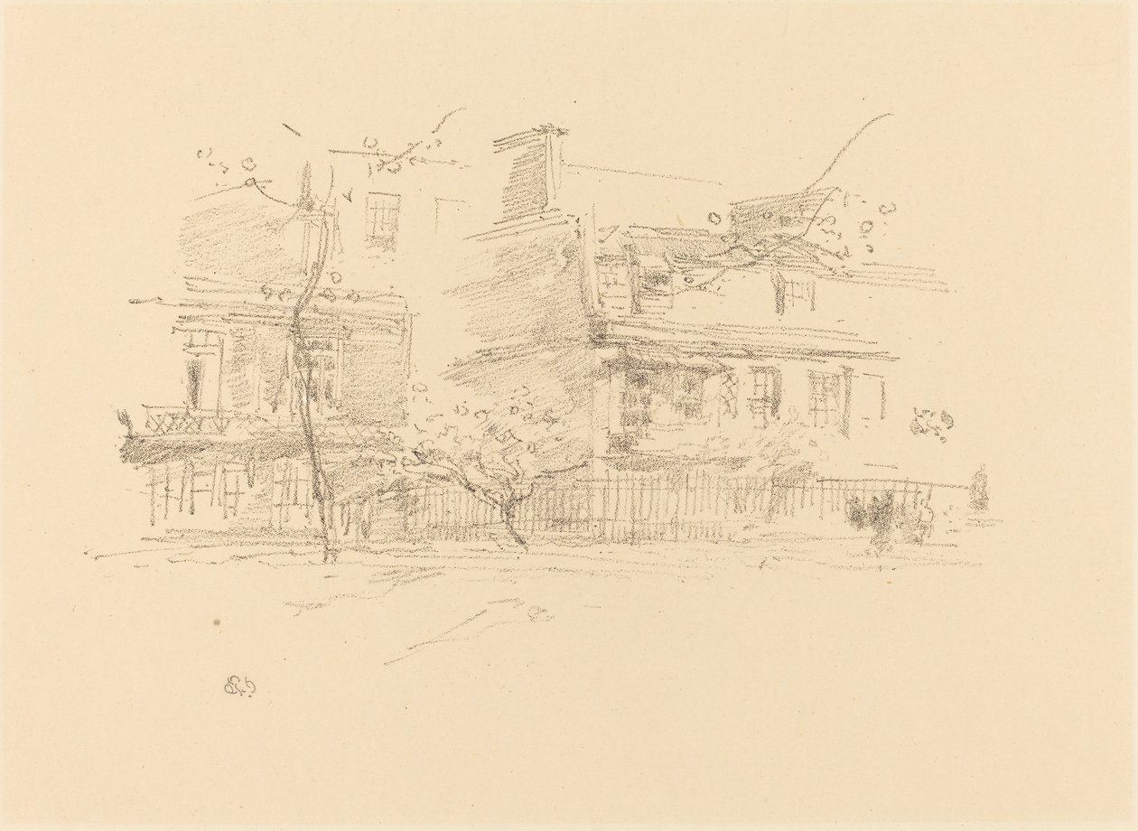 Lindsay Row, Chelsea von James Abbott McNeill Whistler