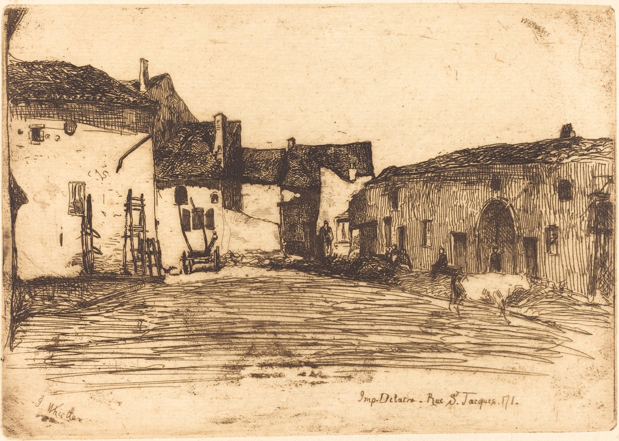 Liverdun, 1858 von James Abbott McNeill Whistler