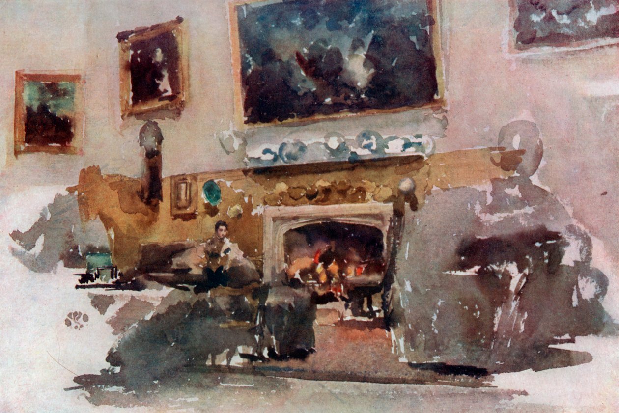 Moreby Hall, um 1883 von James Abbott McNeill Whistler
