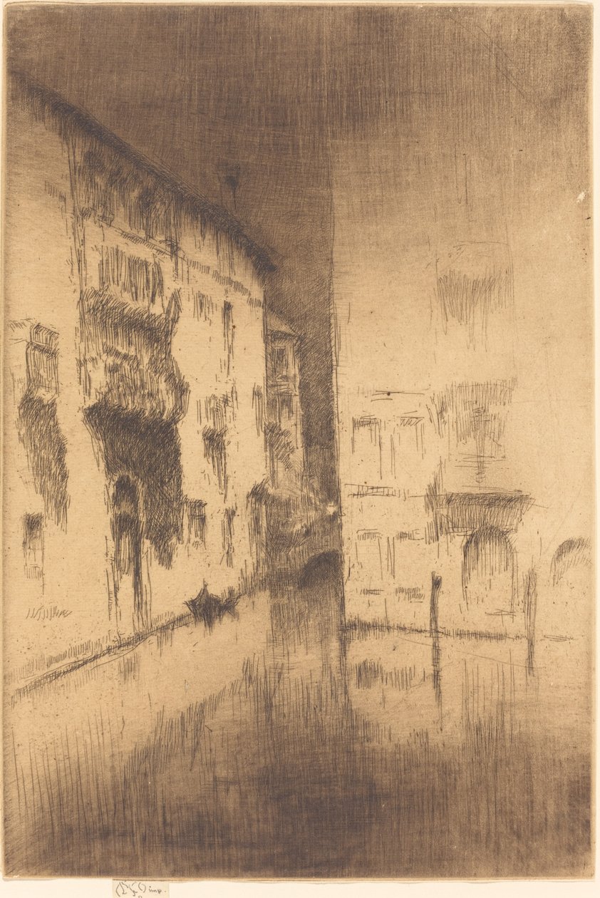Nocturne: Paläste, 1879-1880 von James Abbott McNeill Whistler