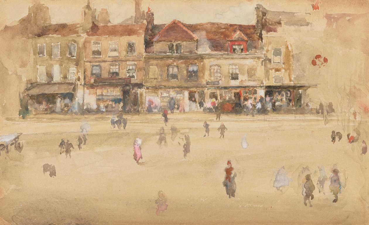 Rot und Braun-Hoxton, 1885-1886 von James Abbott McNeill Whistler