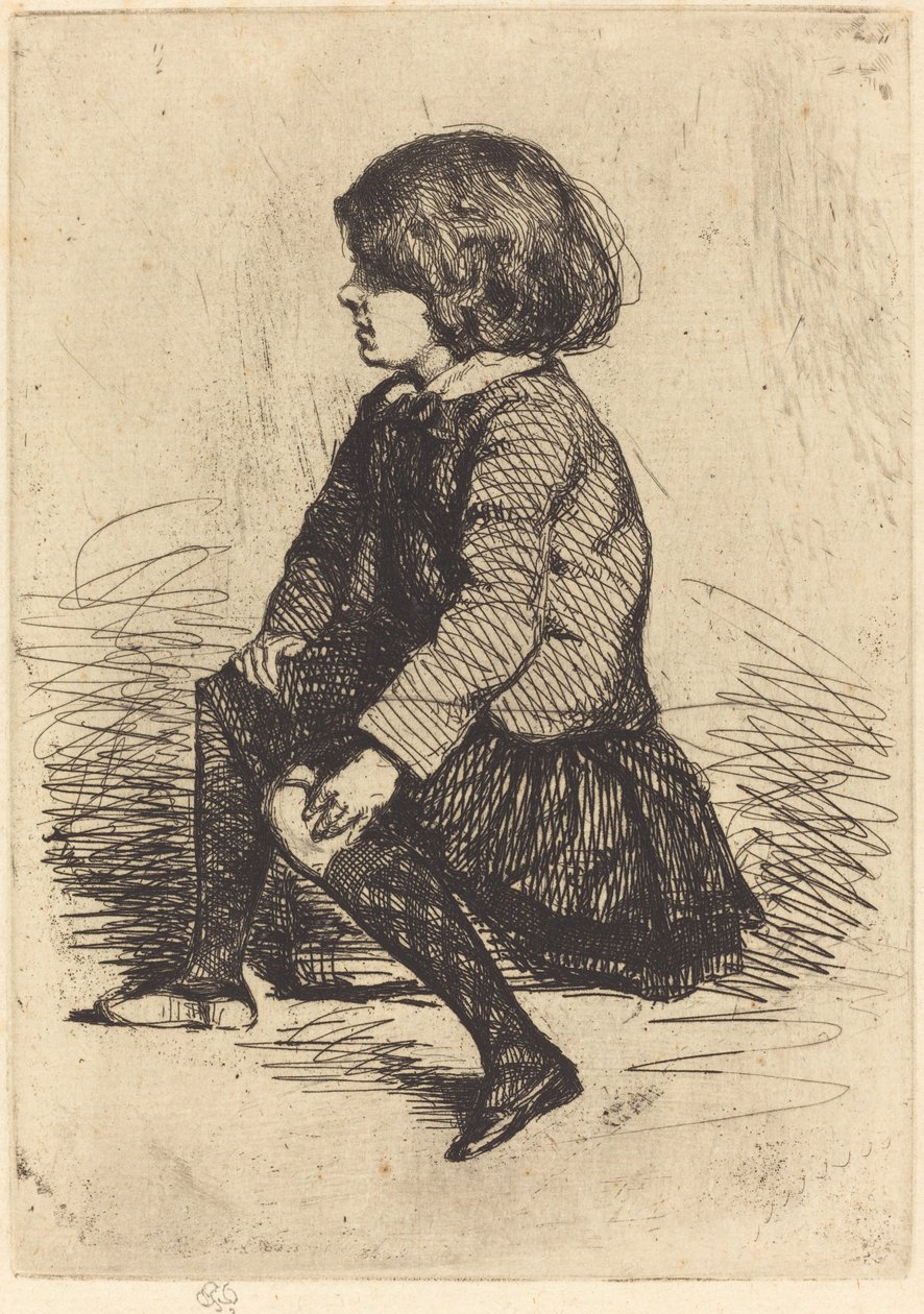 Seymour, sitzend von James Abbott McNeill Whistler