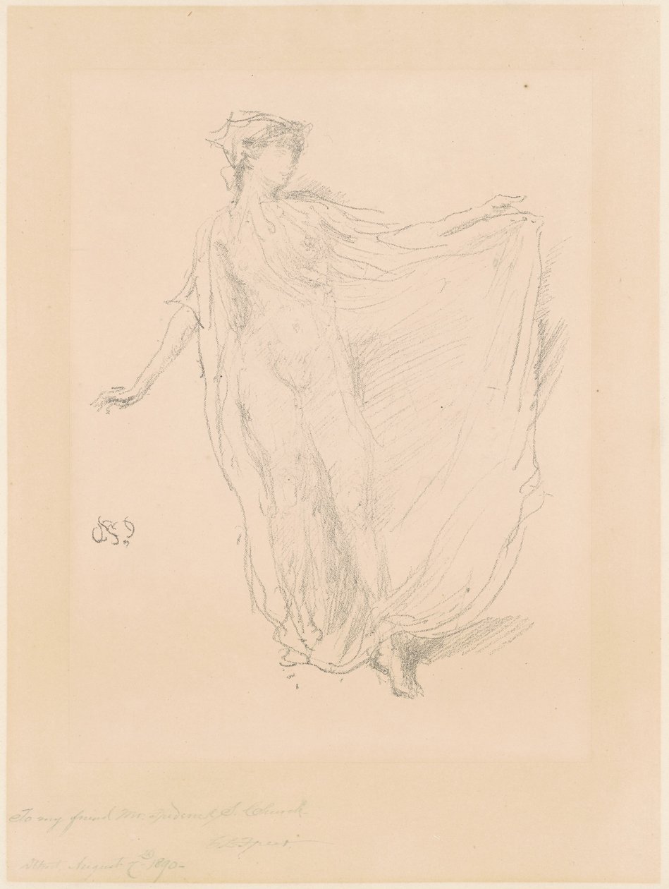 Das tanzende Mädchen, 1889 von James Abbott McNeill Whistler