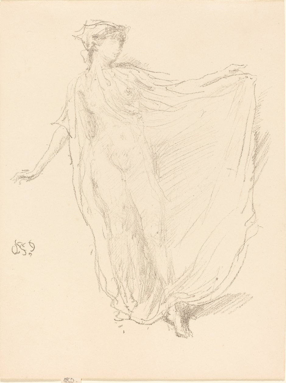 Das tanzende Mädchen, 1889 von James Abbott McNeill Whistler