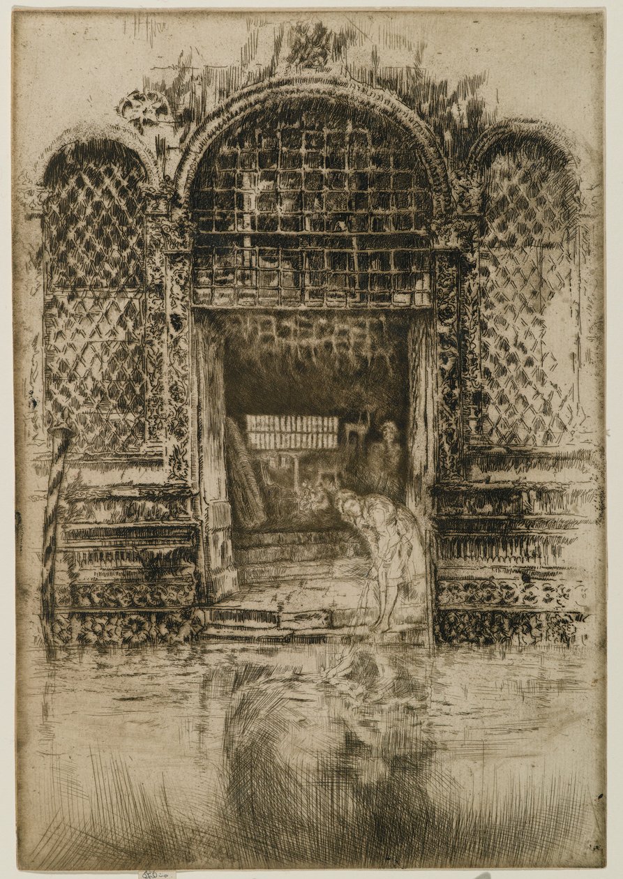 Die Türöffnung von James Abbott McNeill Whistler