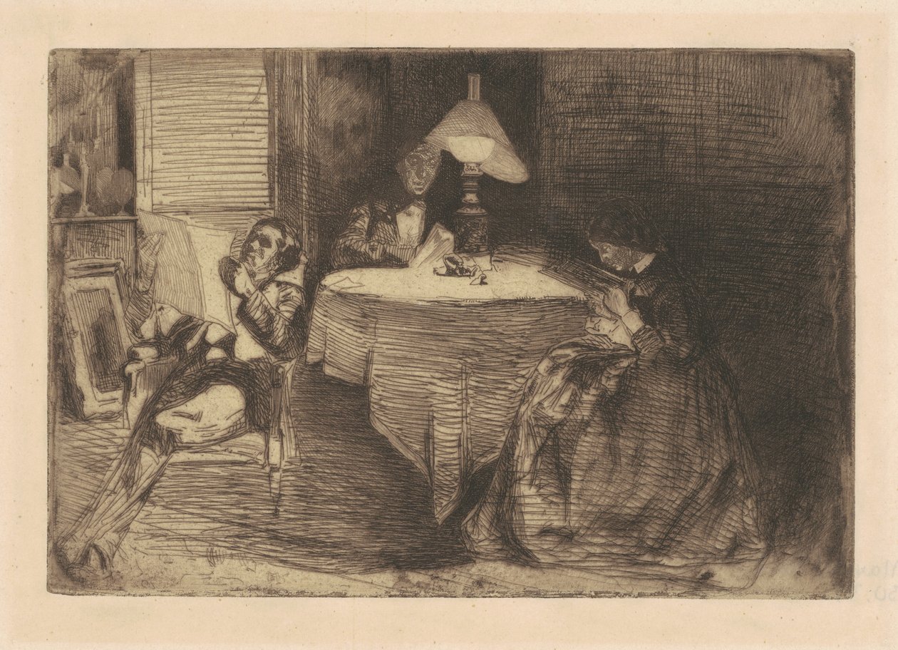 Das Musikzimmer, 1859 von James Abbott McNeill Whistler