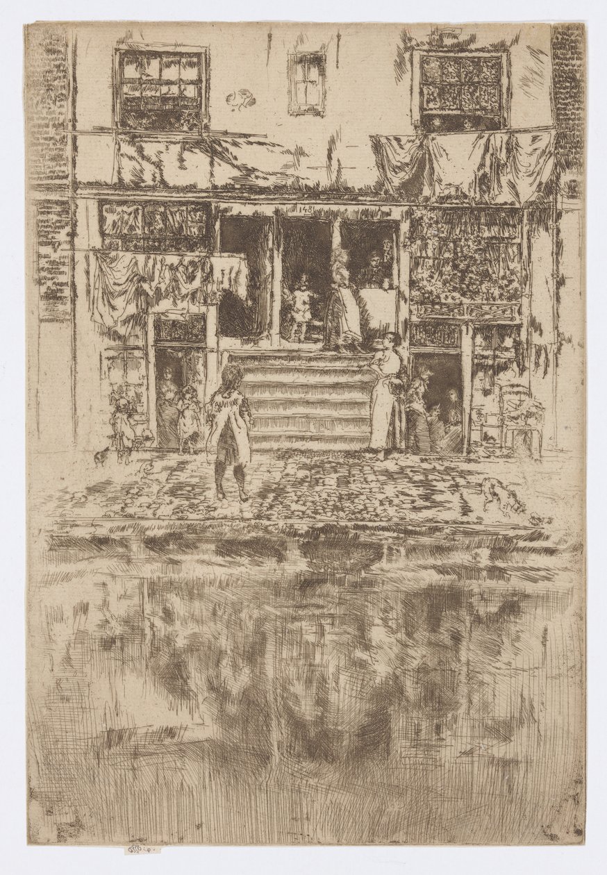 Die Stufen, Amsterdam von James Abbott McNeill Whistler
