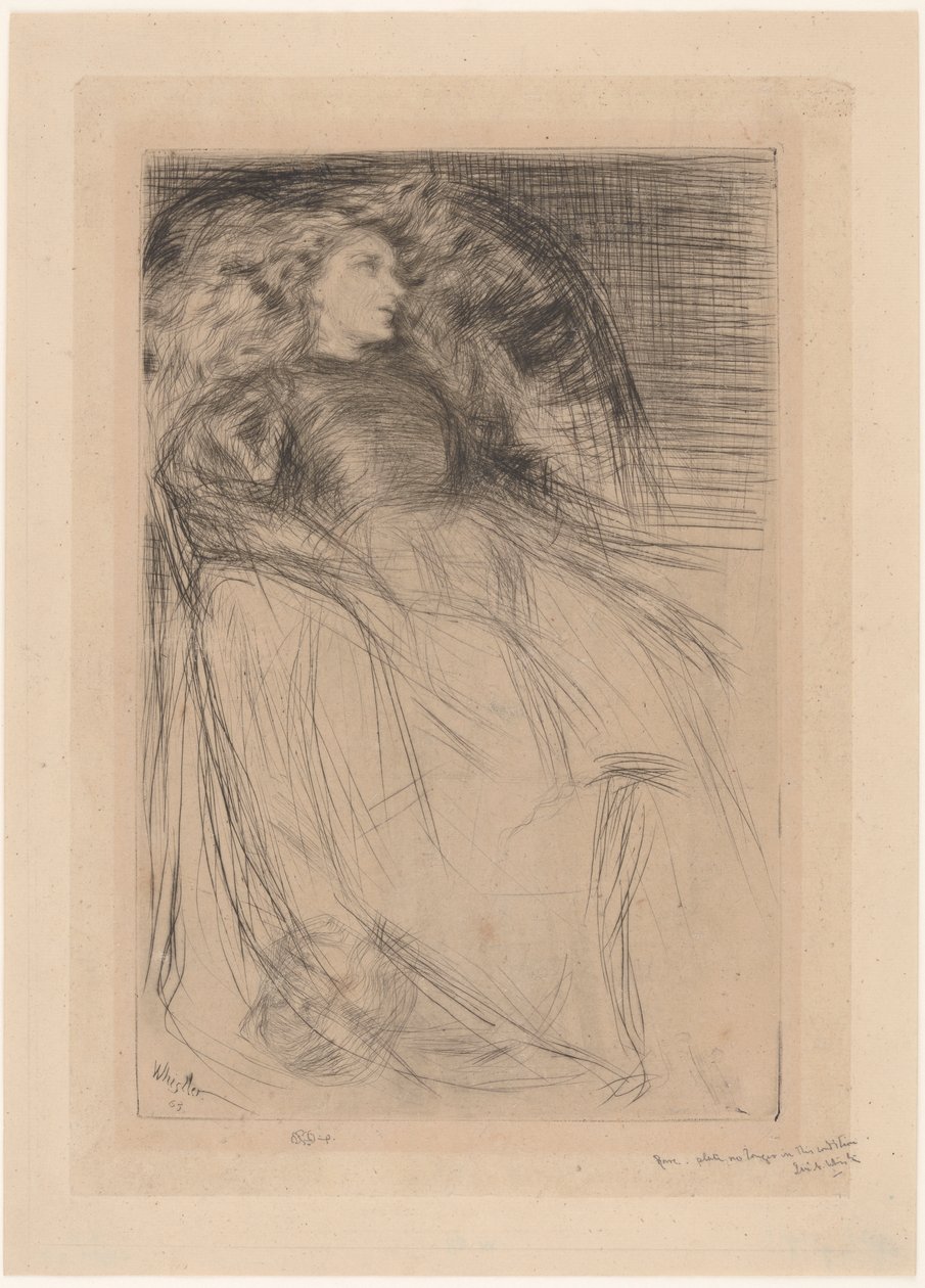 Müde, 1863 von James Abbott McNeill Whistler