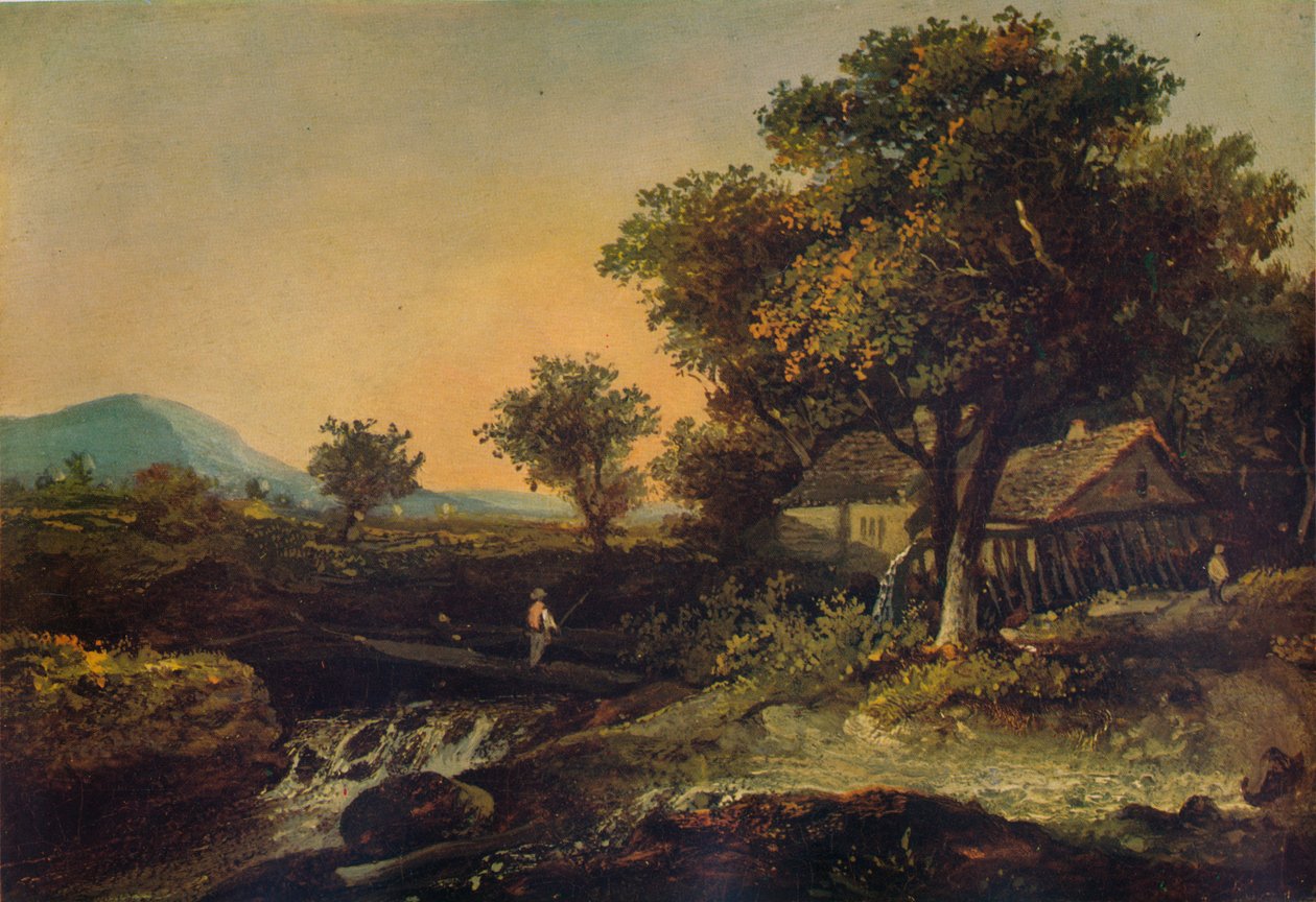 Eine alte Mühle, ca. 1840 von James Arthur O