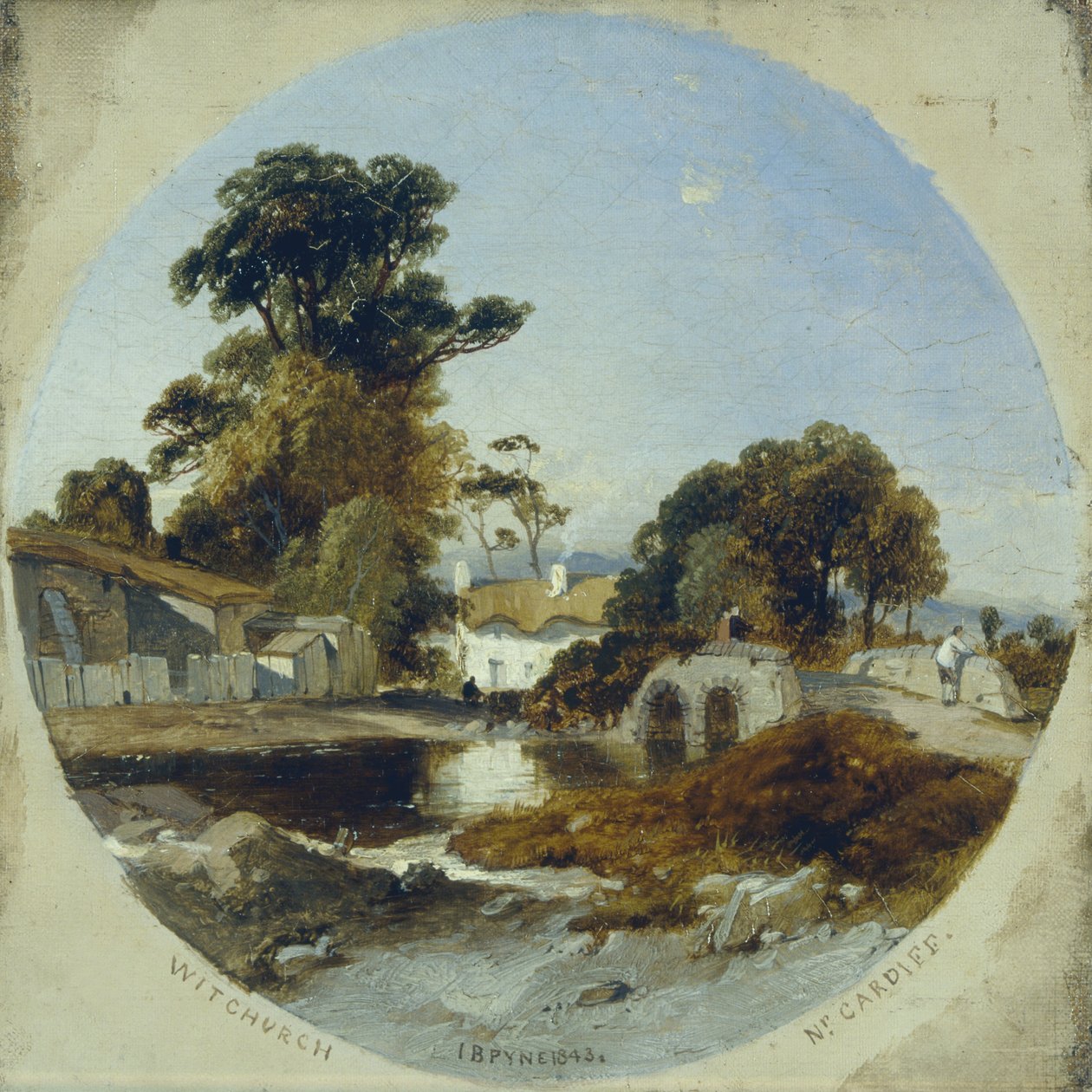 Ansicht von Whitchurch von James Baker Pyne