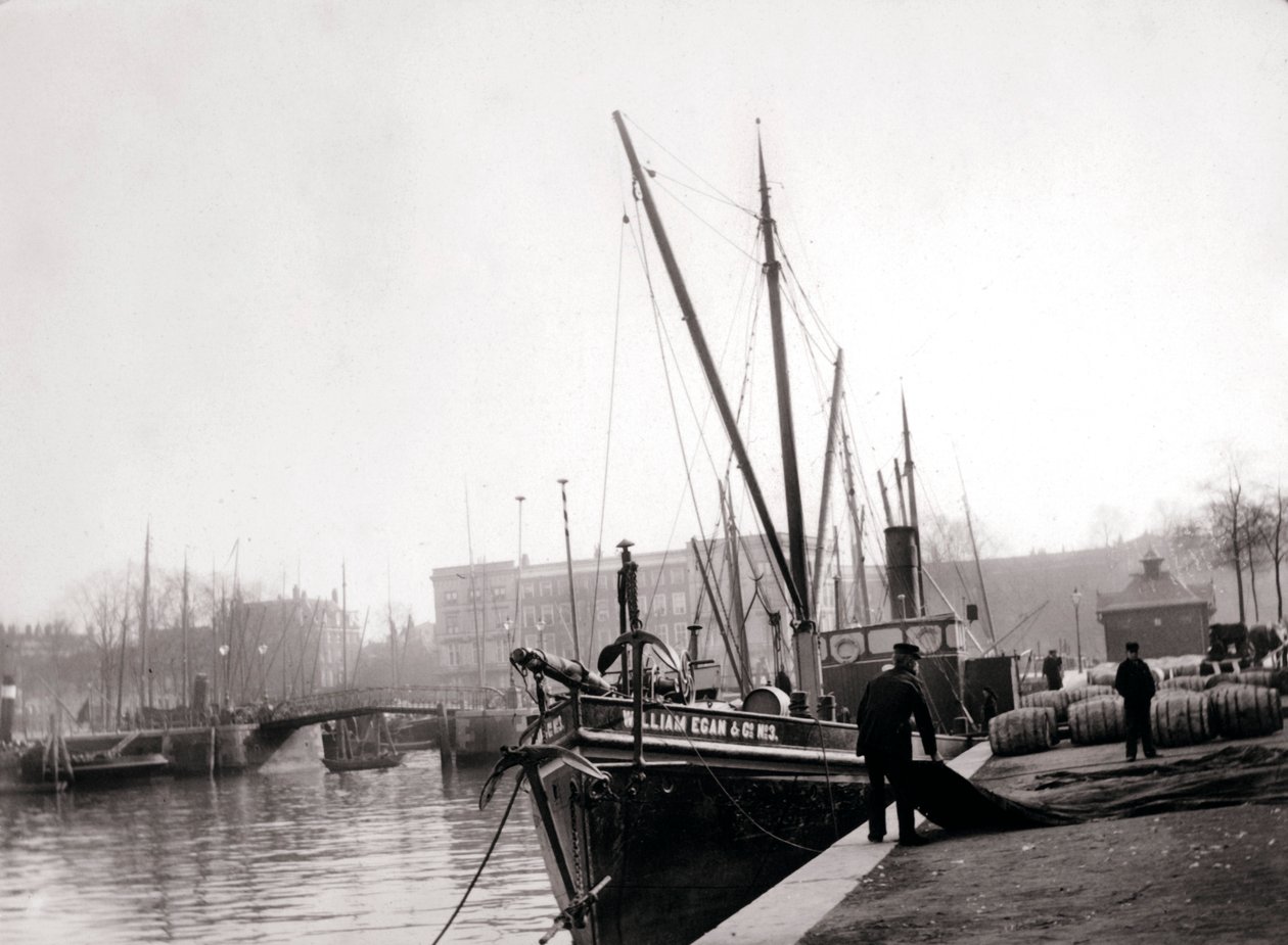 Kanalboote, Rotterdam von James Batkin