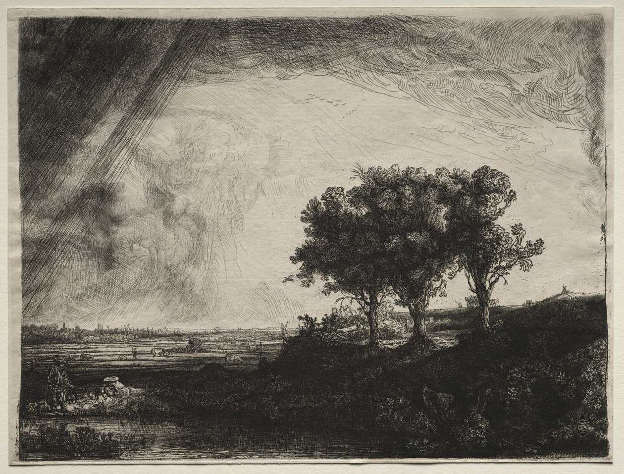 Die drei Bäume, ca. 1770-1844 von James Bretherton
