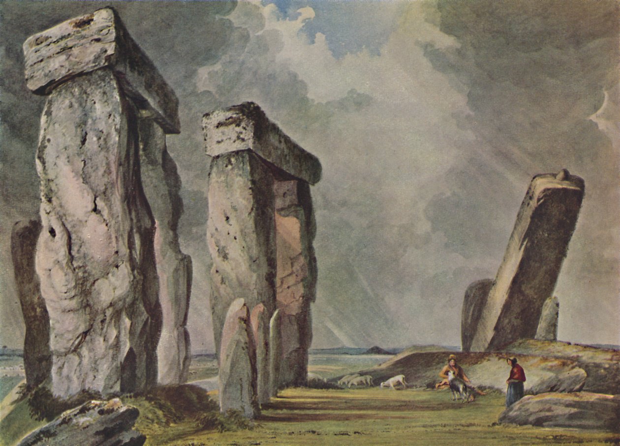 Stonehenge, Wiltshire, um 1830, 1946 von James Bridges