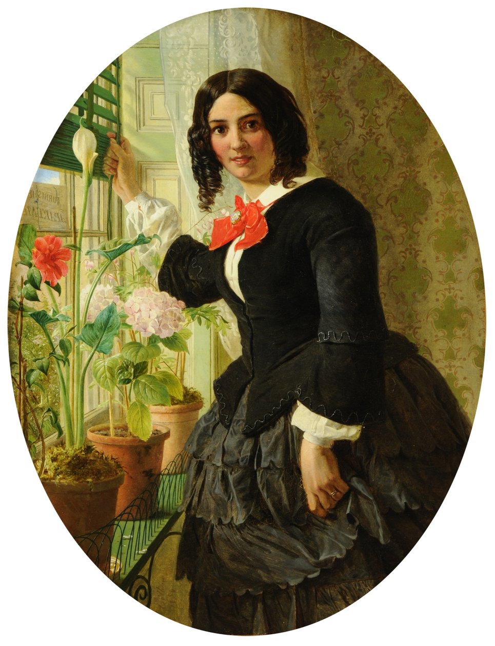 Die Wirtin, 1856 von James Collinson