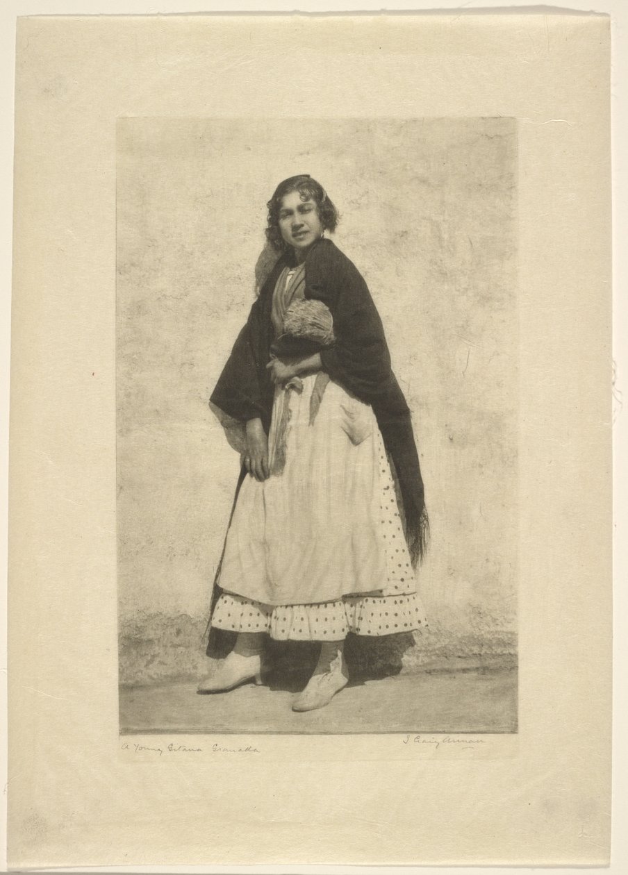 Eine junge Gitana, Granada von James Craig Annan