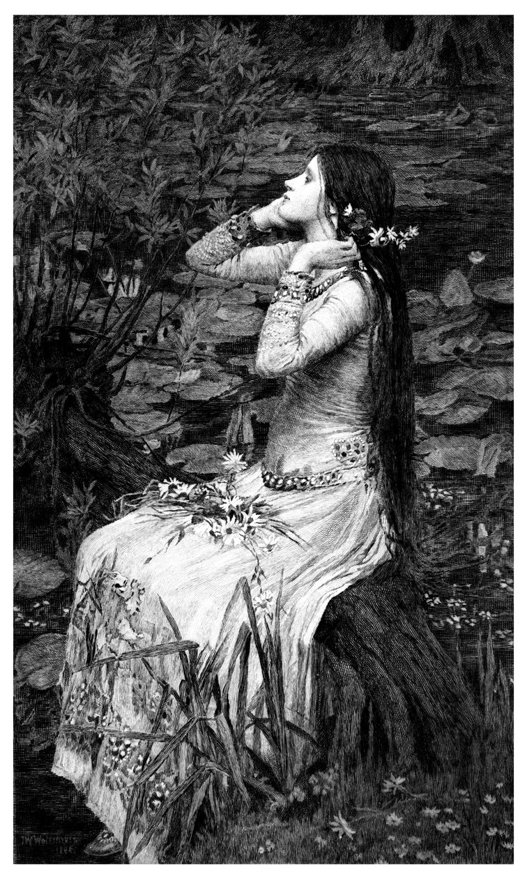 Ophelia, 1895 von James Dobie