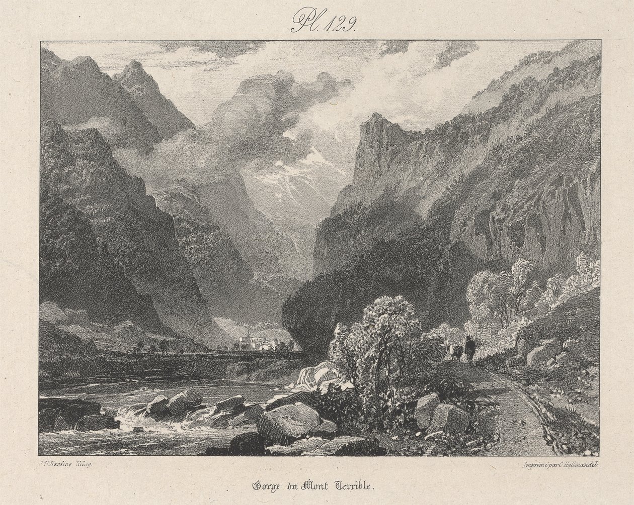 Gorge du Mont Terrible von James Duffield Harding