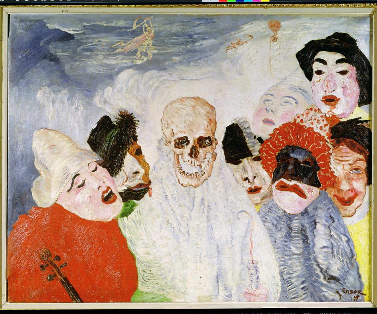 Masken und Tod von James Ensor