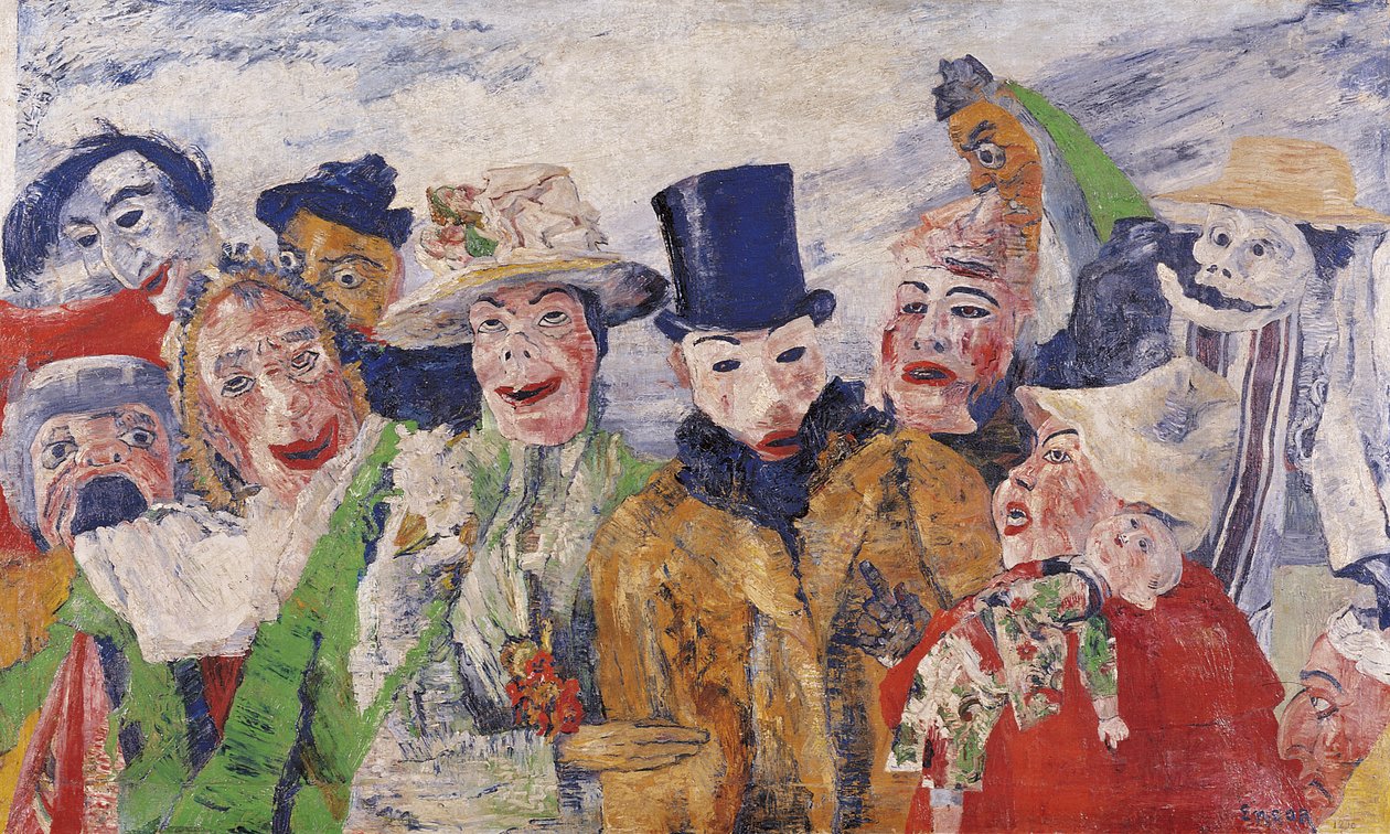 Die Intrige, 1890 von James Ensor