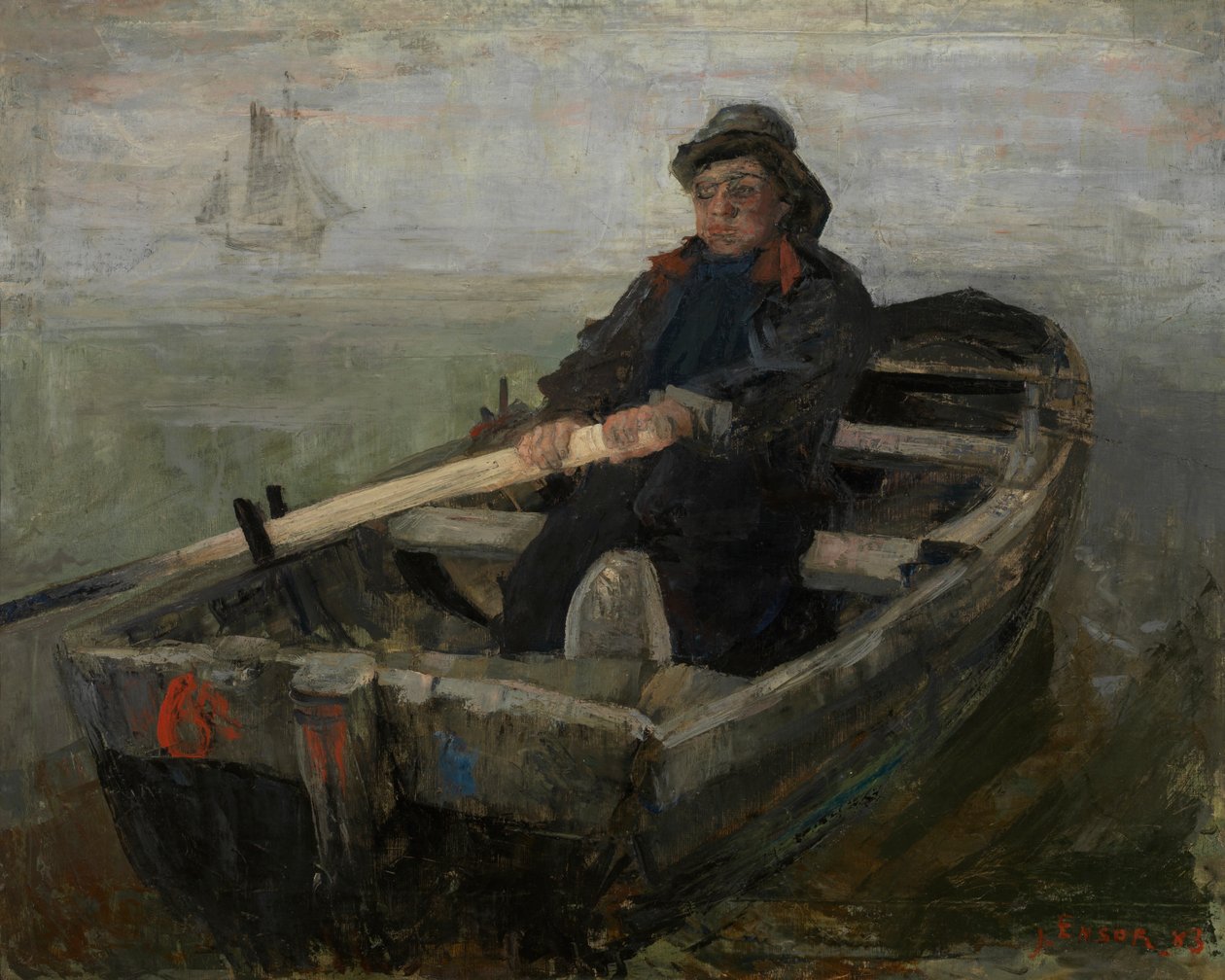 Der Ruderer von James Ensor