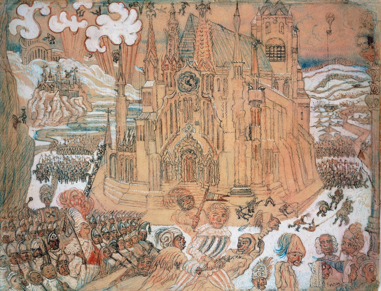 Die Kathedrale von James Ensor