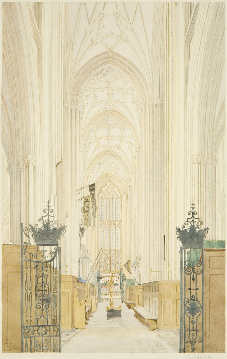 Querhaus von St. Mary Redcliffe, Blick nach Süden von James Johnson