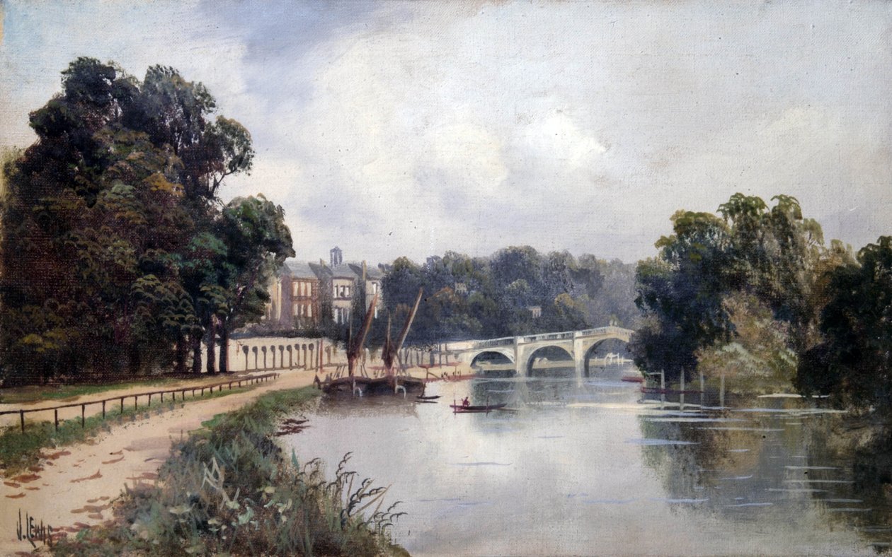Cholmondeley Walk, Blick auf die Richmond Bridge von James Lewis
