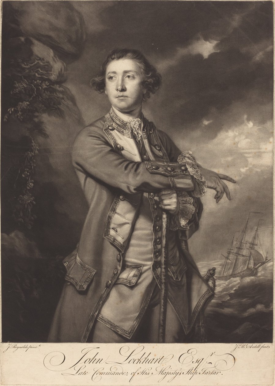 James Lockhart von James McArdell after Sir Joshua Reynolds