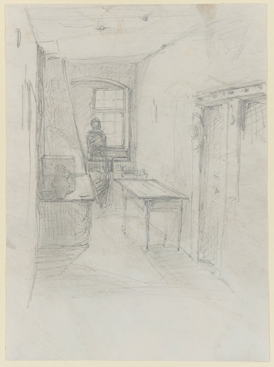 Eine Küche in Lutzelbourg von James Abbott McNeill Whistler