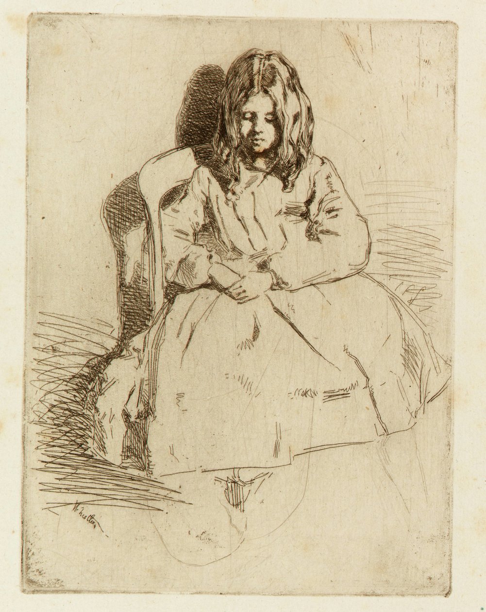Annie, sitzend von James Abbott McNeill Whistler