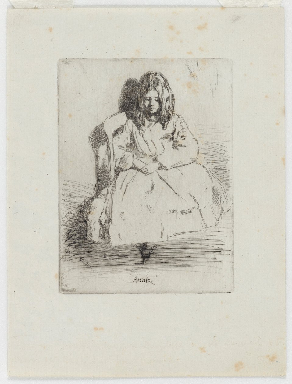 Annie, sitzend von James Abbott McNeill Whistler