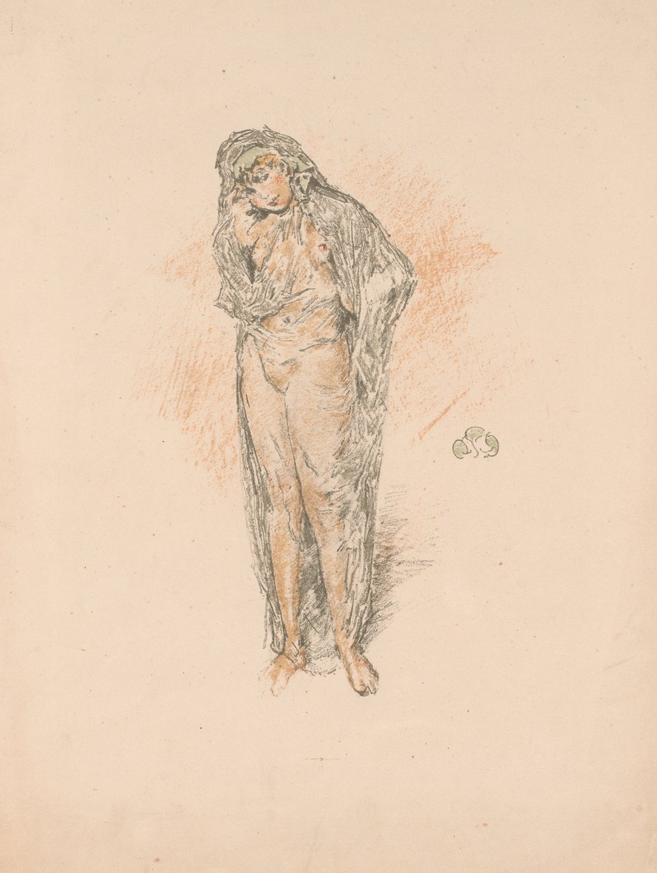 Gekleidete Figur, stehend von James Abbott McNeill Whistler