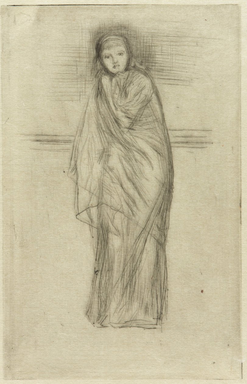 Drapiertes Modell von James Abbott McNeill Whistler