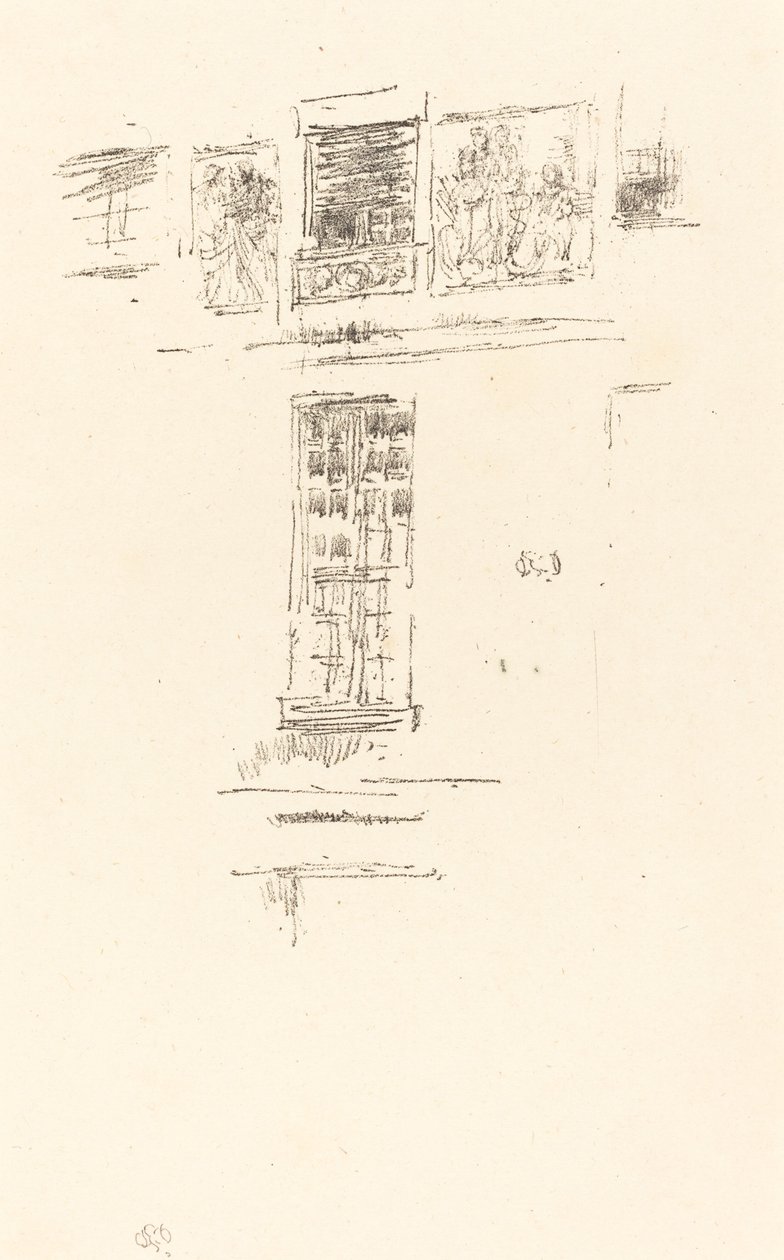 Hôtel Colbert, Fenster von James Abbott McNeill Whistler