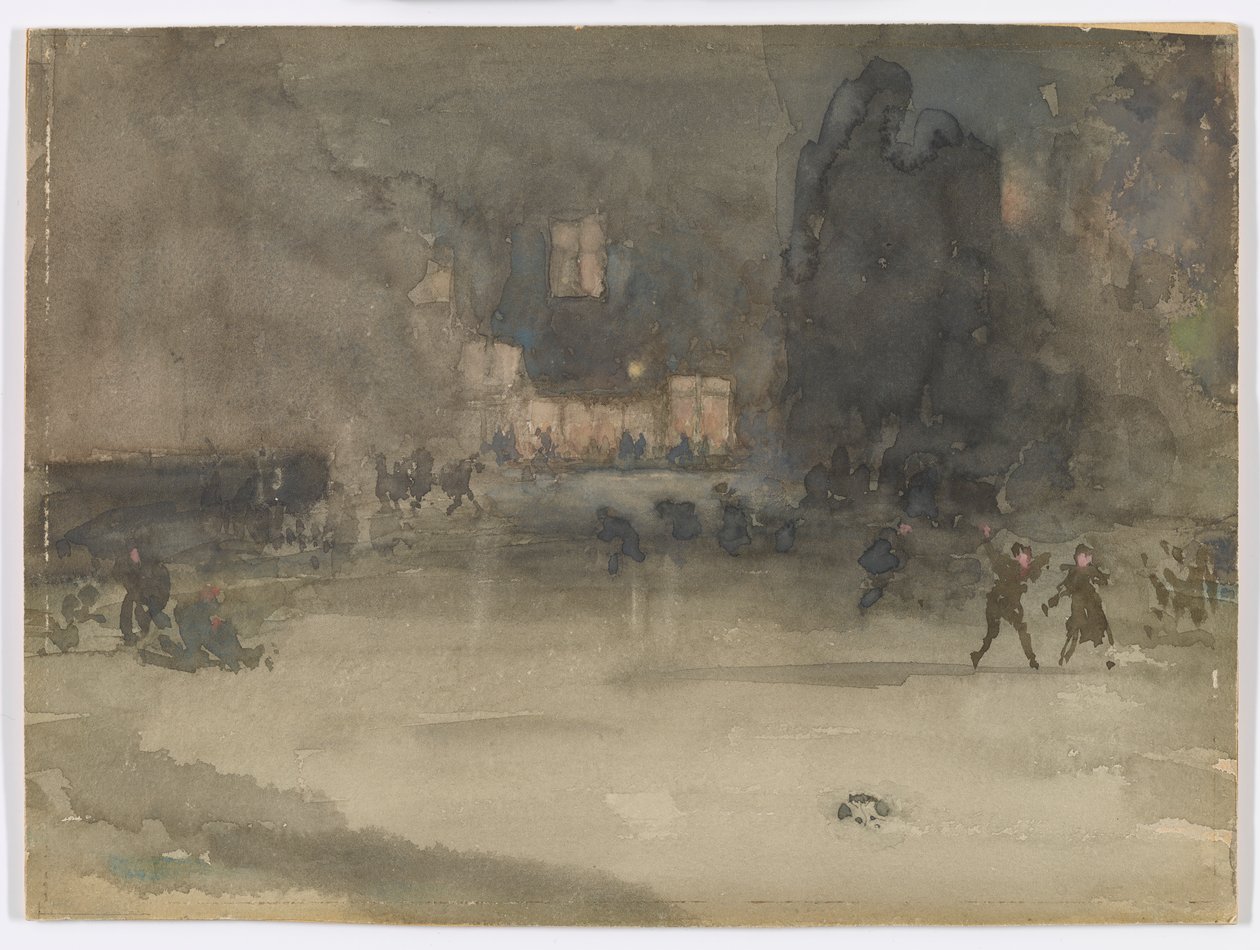 Nocturne: Amsterdam im Winter von James Abbott McNeill Whistler