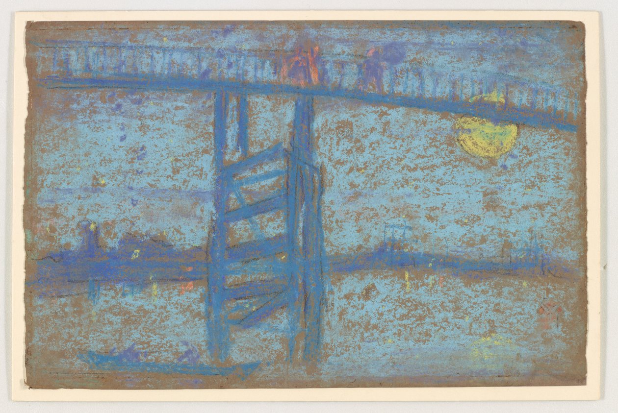 Nocturne: Battersea-Brücke von James Abbott McNeill Whistler