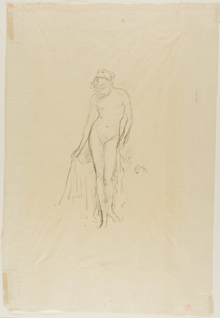 Nacktes Modell, stehend von James Abbott McNeill Whistler