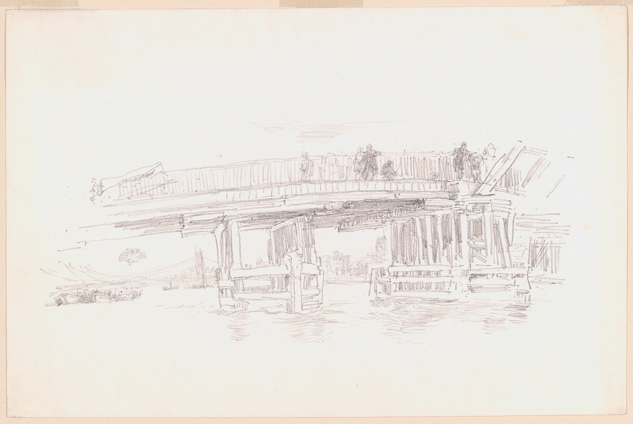 Alte Battersea-Brücke von James Abbott McNeill Whistler