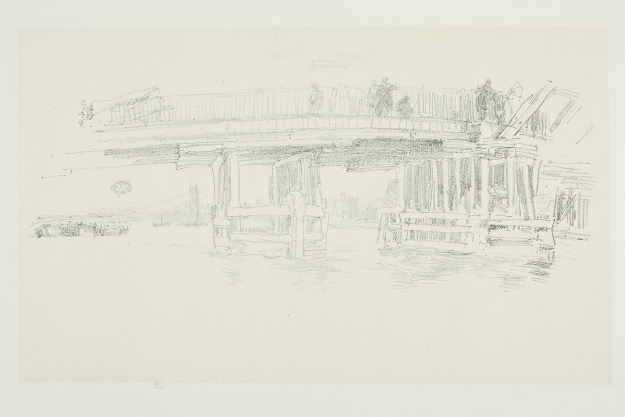 Alte Battersea-Brücke von James McNeill Whistler