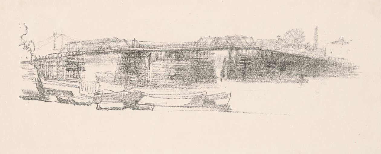 Old Battersea Bridge, Nr. 2 von James Abbott McNeill Whistler