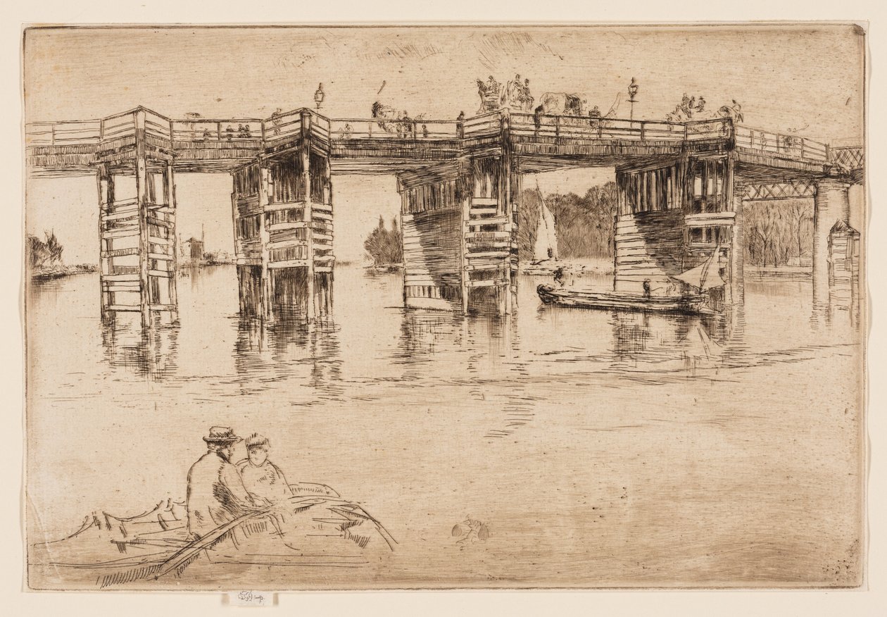 Alte Putney-Brücke von James Abbott McNeill Whistler