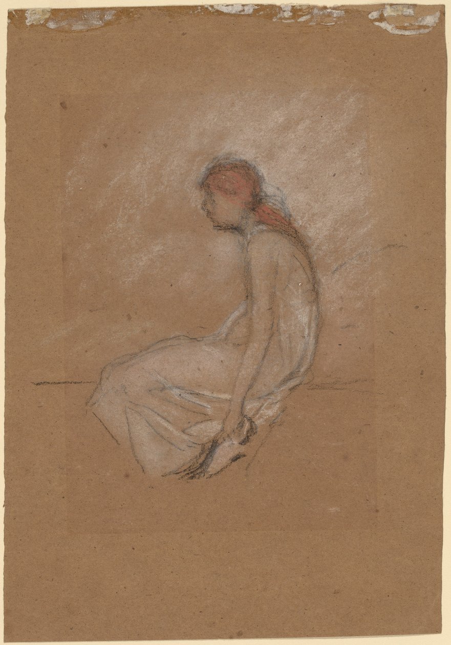 Sitzende Frau mit roten Haaren von James Abbott McNeill Whistler