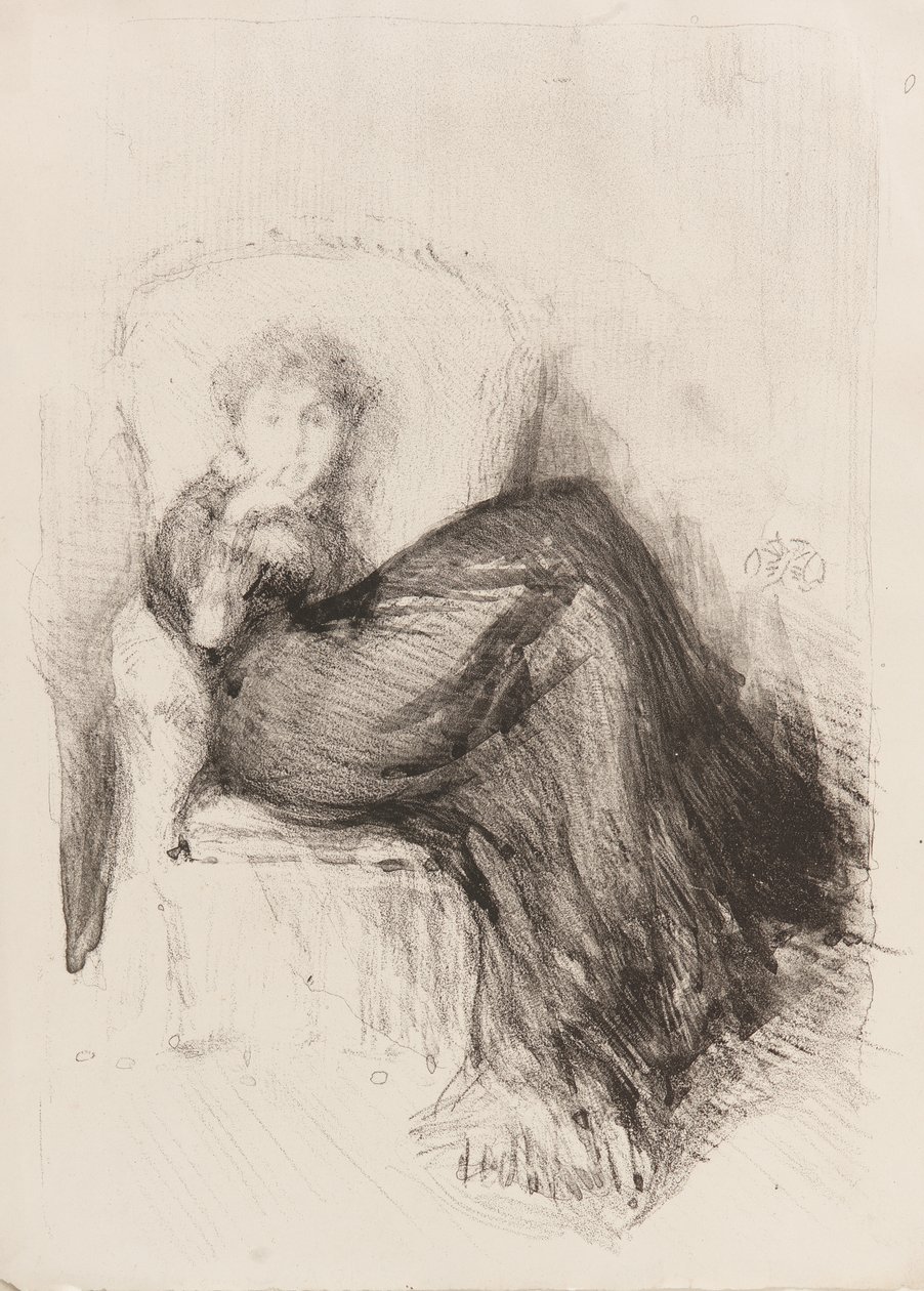 Studie—Maude sitzt von James Abbott McNeill Whistler