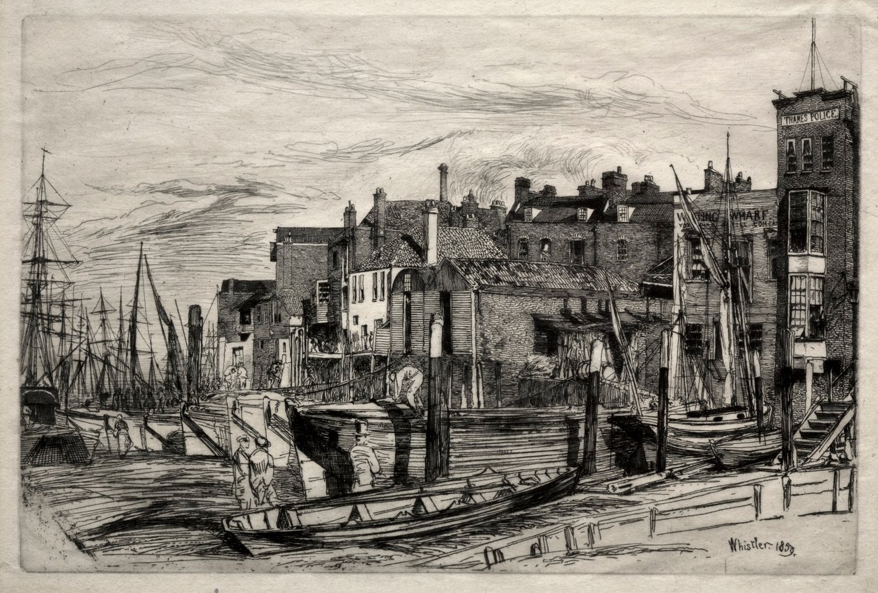 Thames-Polizei von James McNeill Whistler