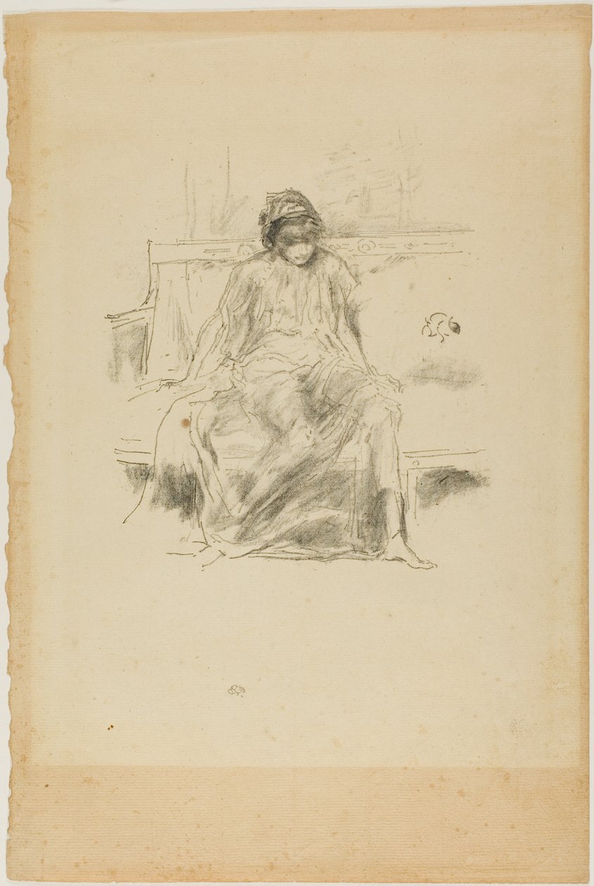 Die drapierte Figur, sitzend von James Abbott McNeill Whistler