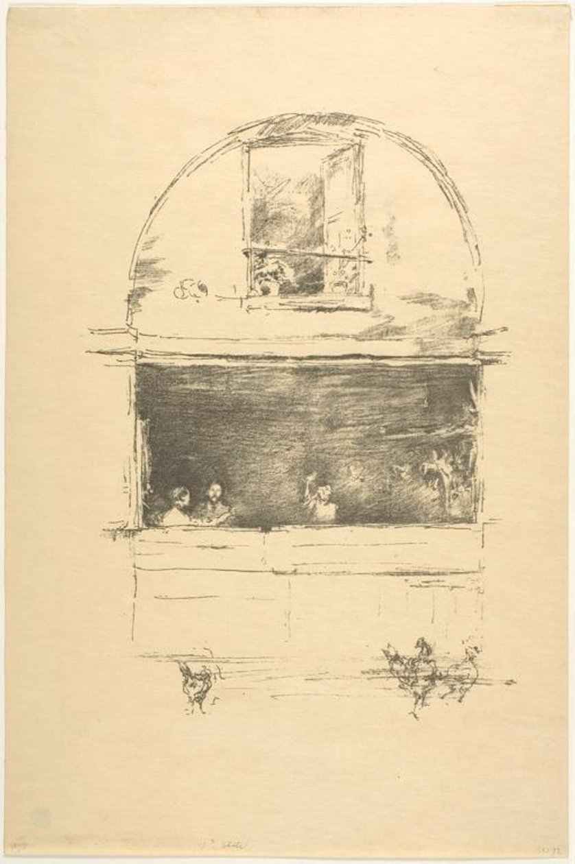 Die Schmiede, Passage du Dragon von James Abbott McNeill Whistler