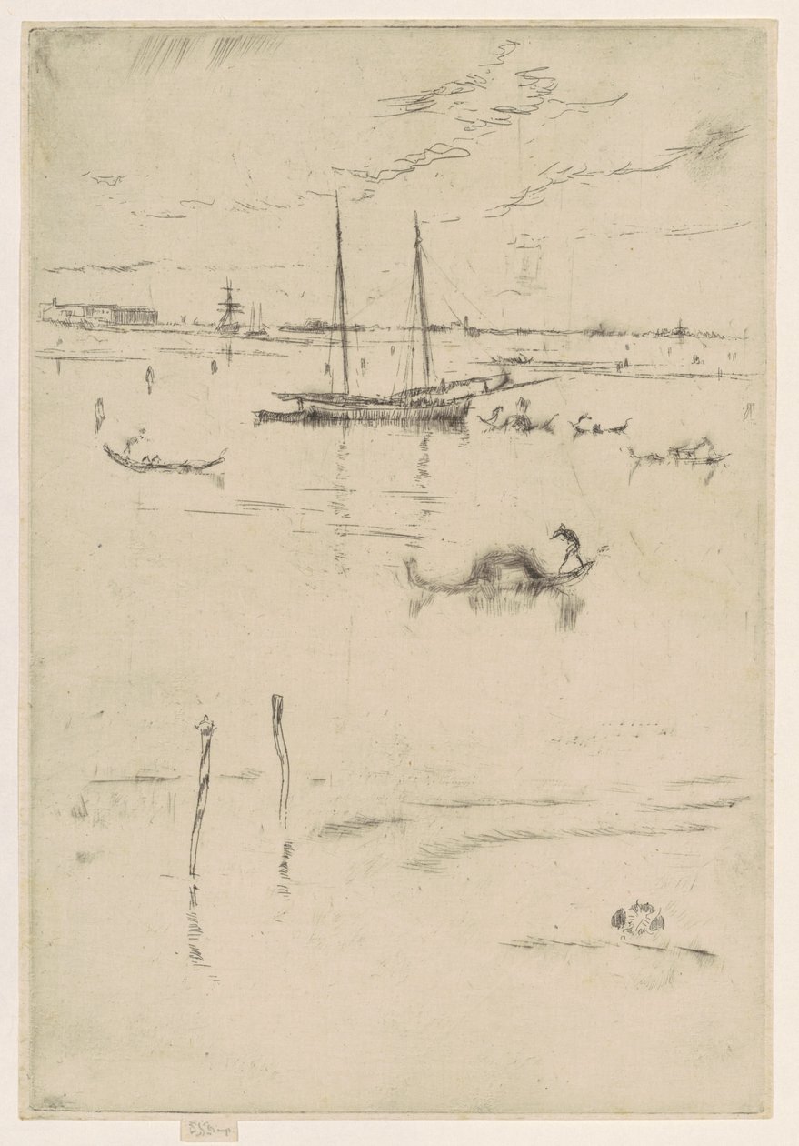 Die kleine Lagune von James Abbott McNeill Whistler